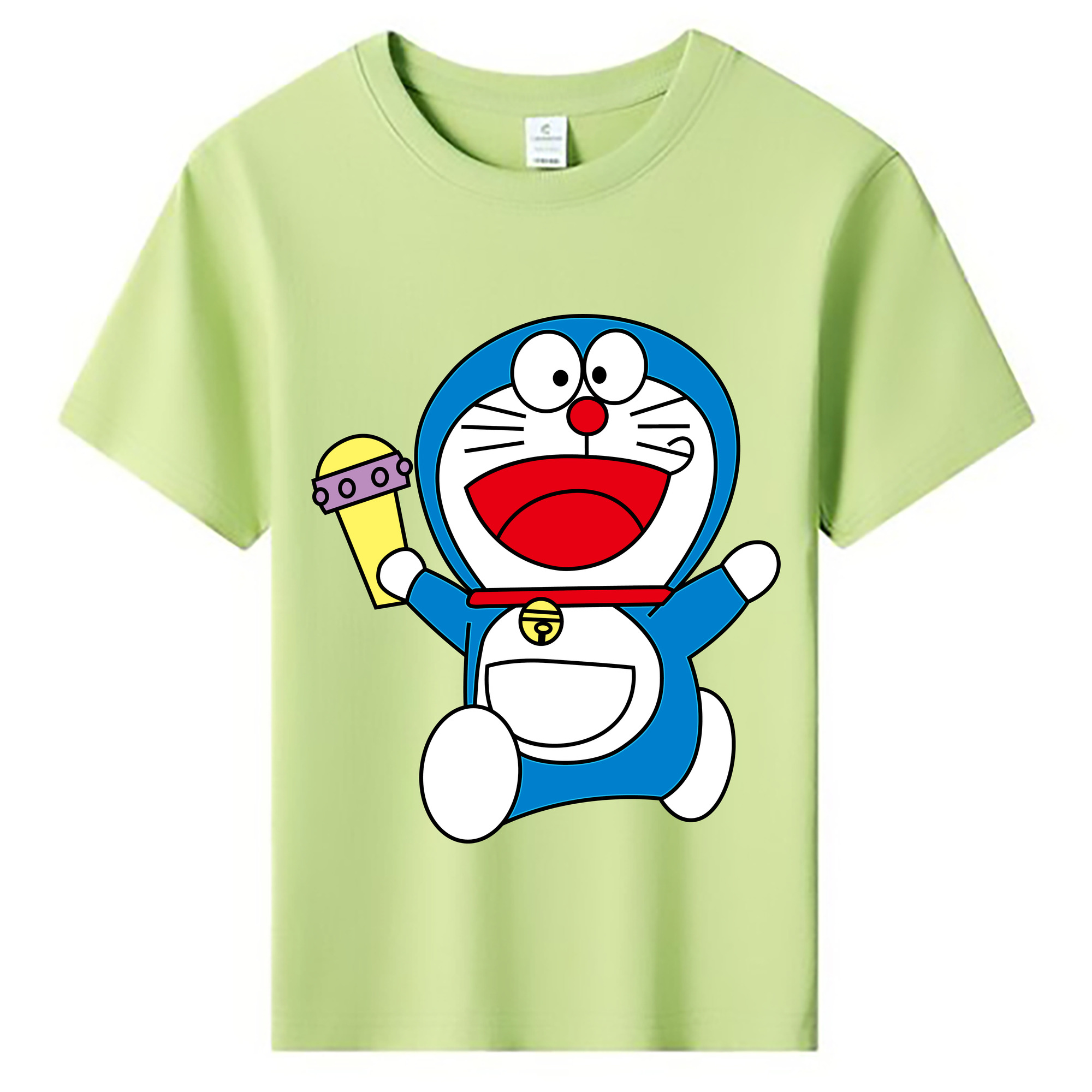 （画像用） ドラえもん Doraemon 綿100％キッズTシャツ（フロントプリント）